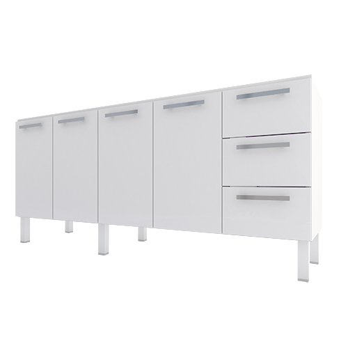 Gabinete para Cozinha de 1,80m em Aço Vênus Branco Cozimax